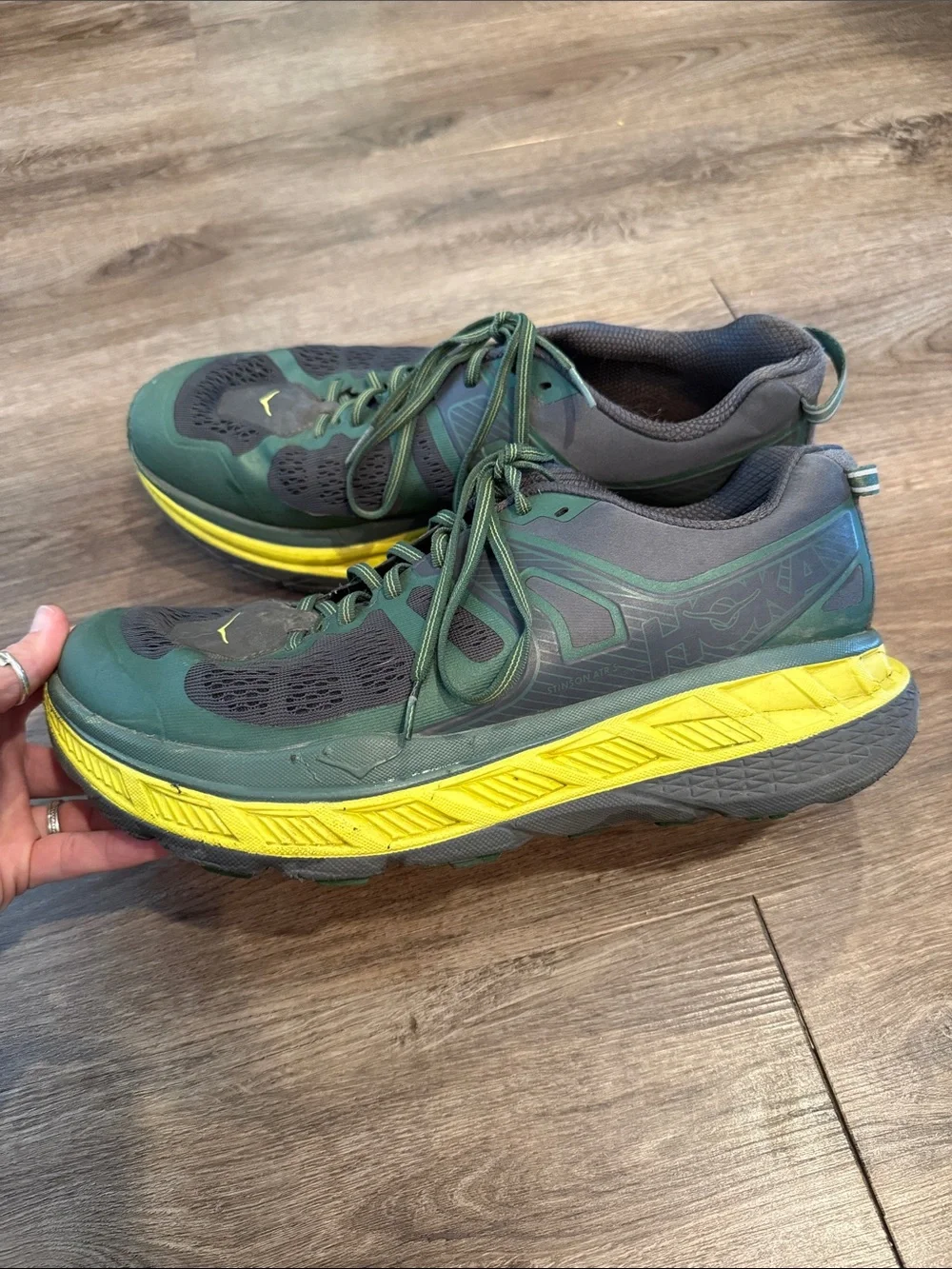 Hoka One Stinson ATR 5 Trail Running Shoes Size 11.5 - No Insoles